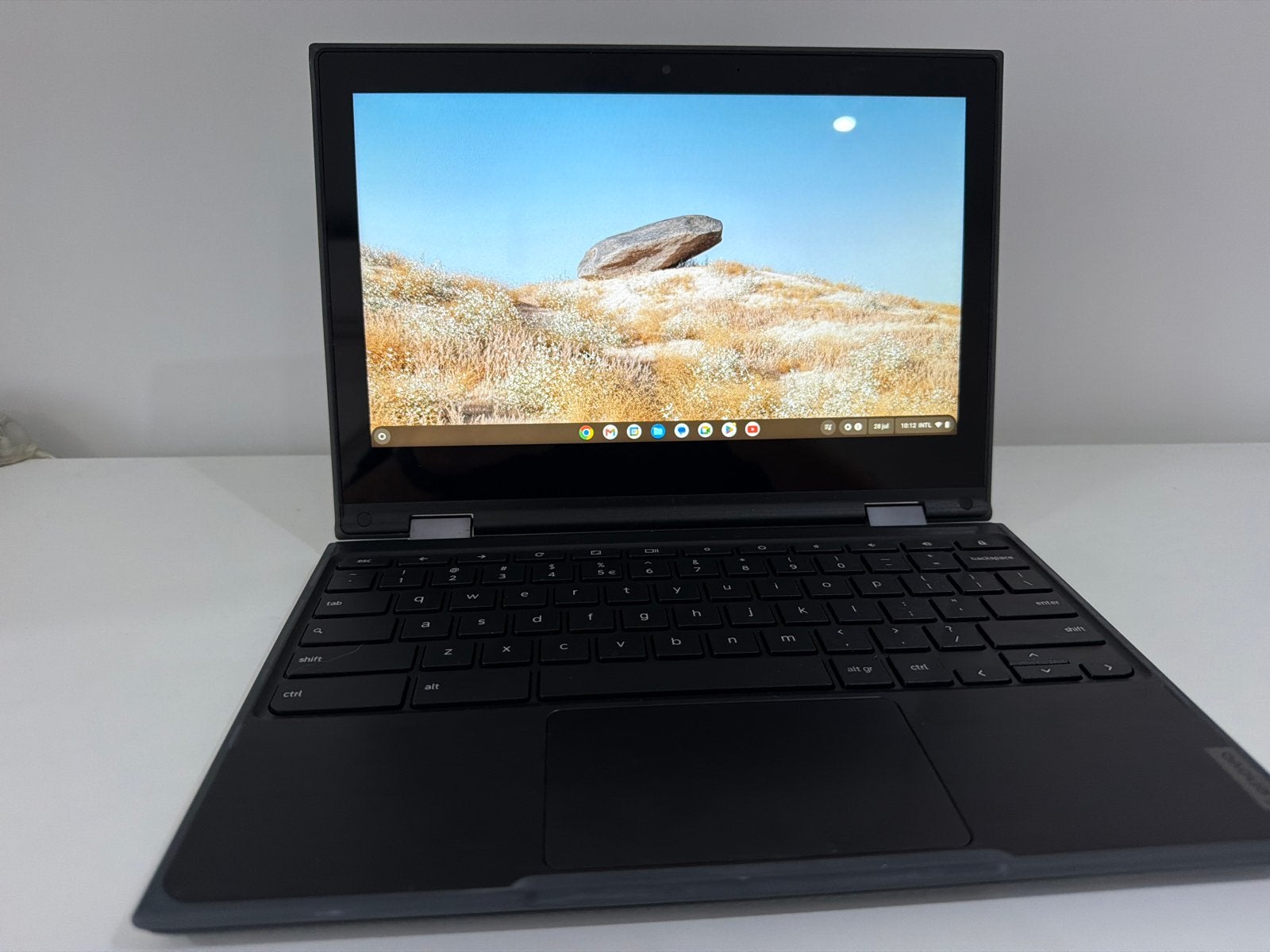 Lenovo 300e Chromebook 2nd Gen - Zo goed als nieuw, Ophalen, 4 GB of minder, Qwerty, Touchscreen
