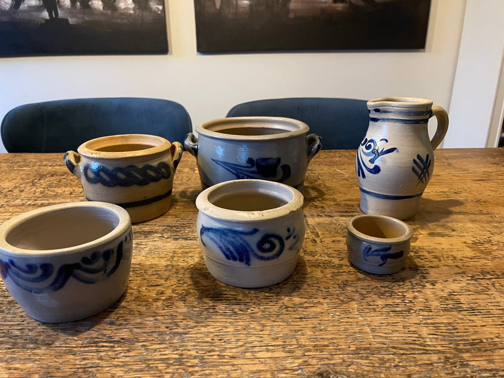 Keulse potten serie, Antiek en Kunst, Antiek | Keramiek en Aardewerk, Ophalen of Verzenden