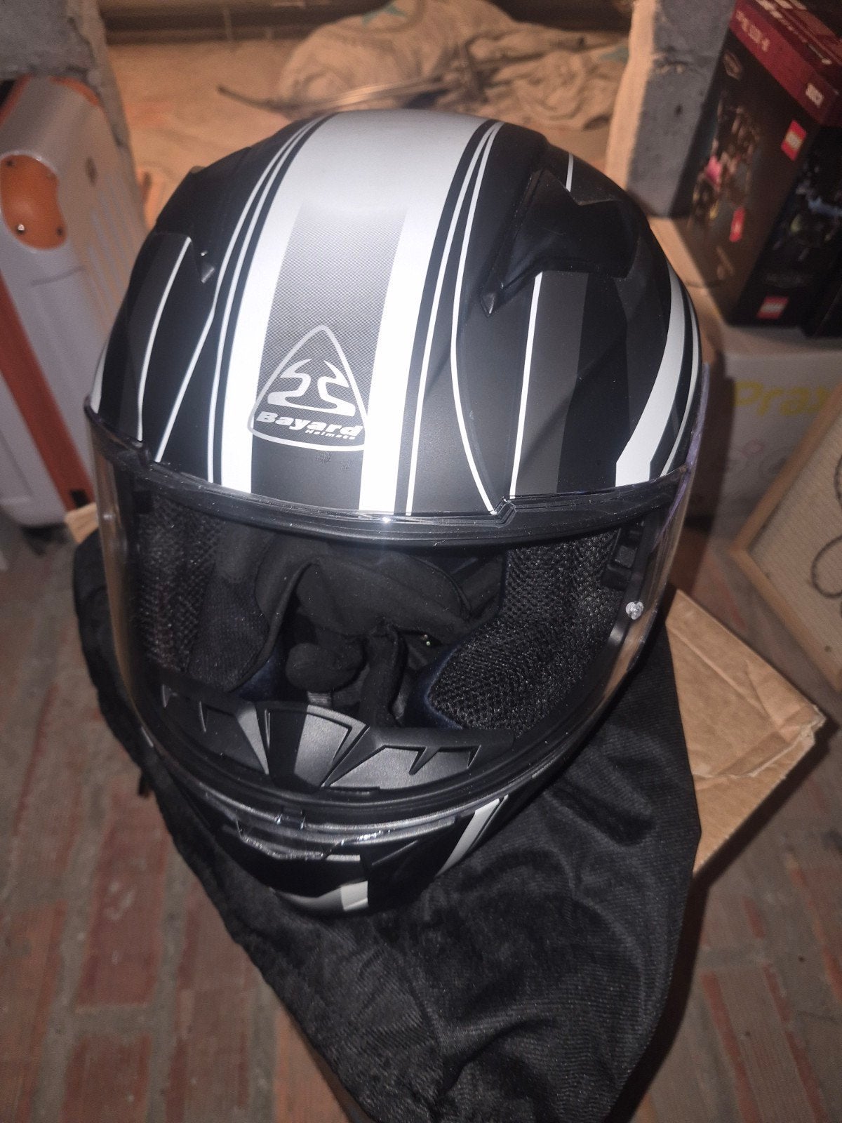 motorhelm 2 keer gebruikt, Ophalen, Nieuw