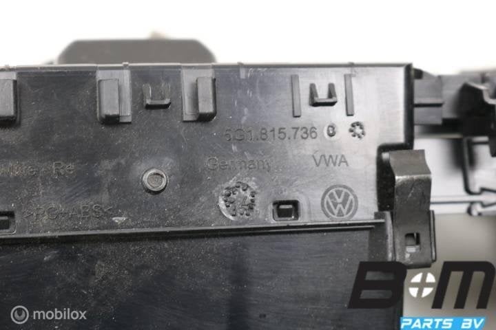Luchtrooster midden VW Golf 7 5G1815736C, Gebruikt