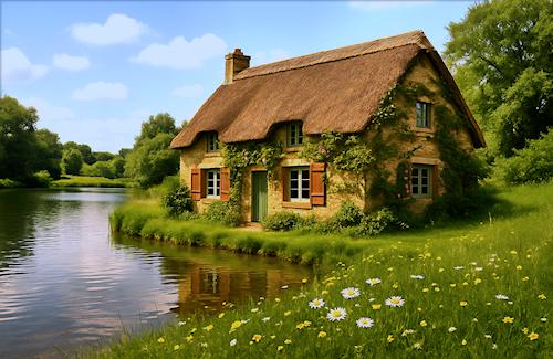 Prachtige borduurpatronen van huizen en cottages, Patroon, Verzenden, Nieuw, Info@eindeloosborduren.nl