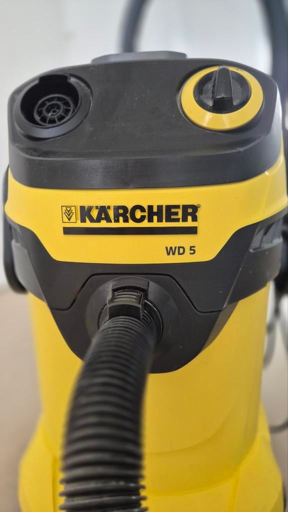 Kärcher WD 5 Nat- en Droogzuiger - Krachtige Alleszuiger, Ophalen, Inclusief accessoires, Gebruikt, Kärcher