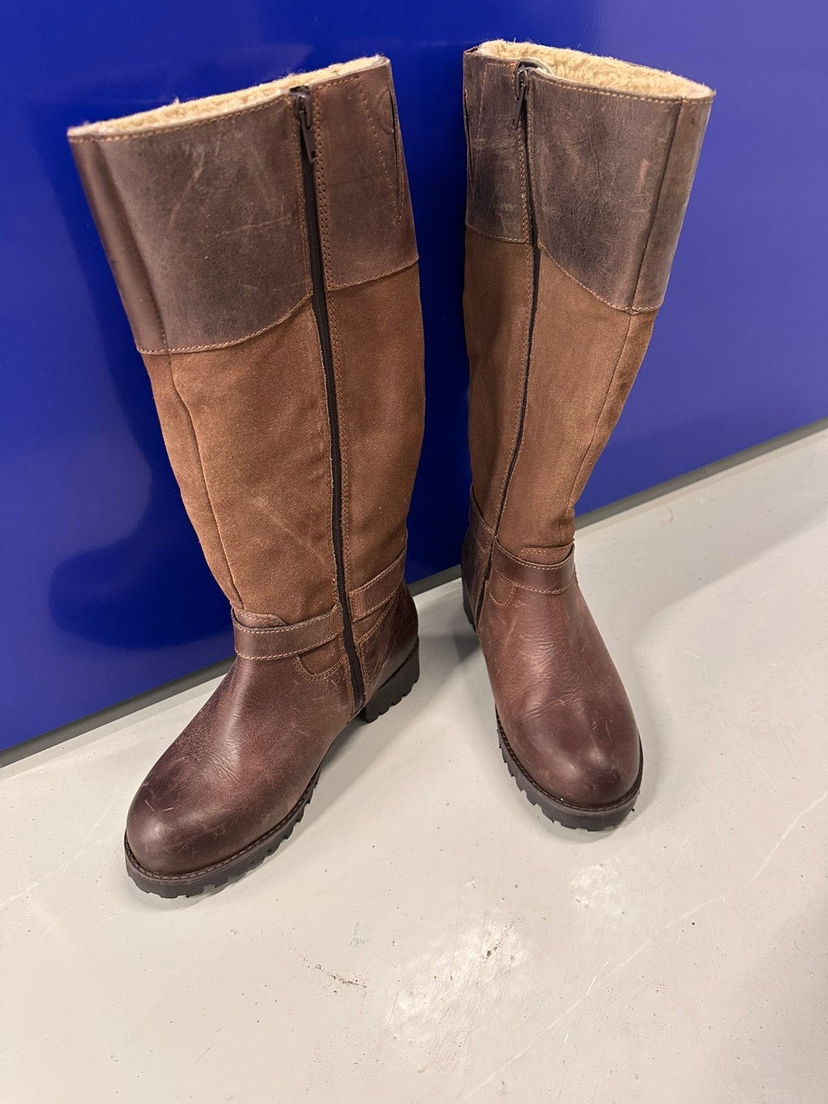 Dames Laarzen, Kleding | Dames, Ophalen, Hoge laarzen, Bruin, Zo goed als nieuw