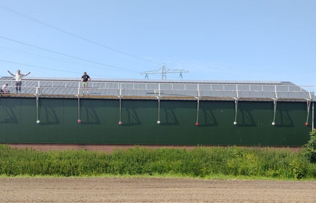 RSS DAKRANDBEVEILIGING 24 METER COMPLEET, Ophalen, Gebruikt, Overige typen, Minder dan 2 meter