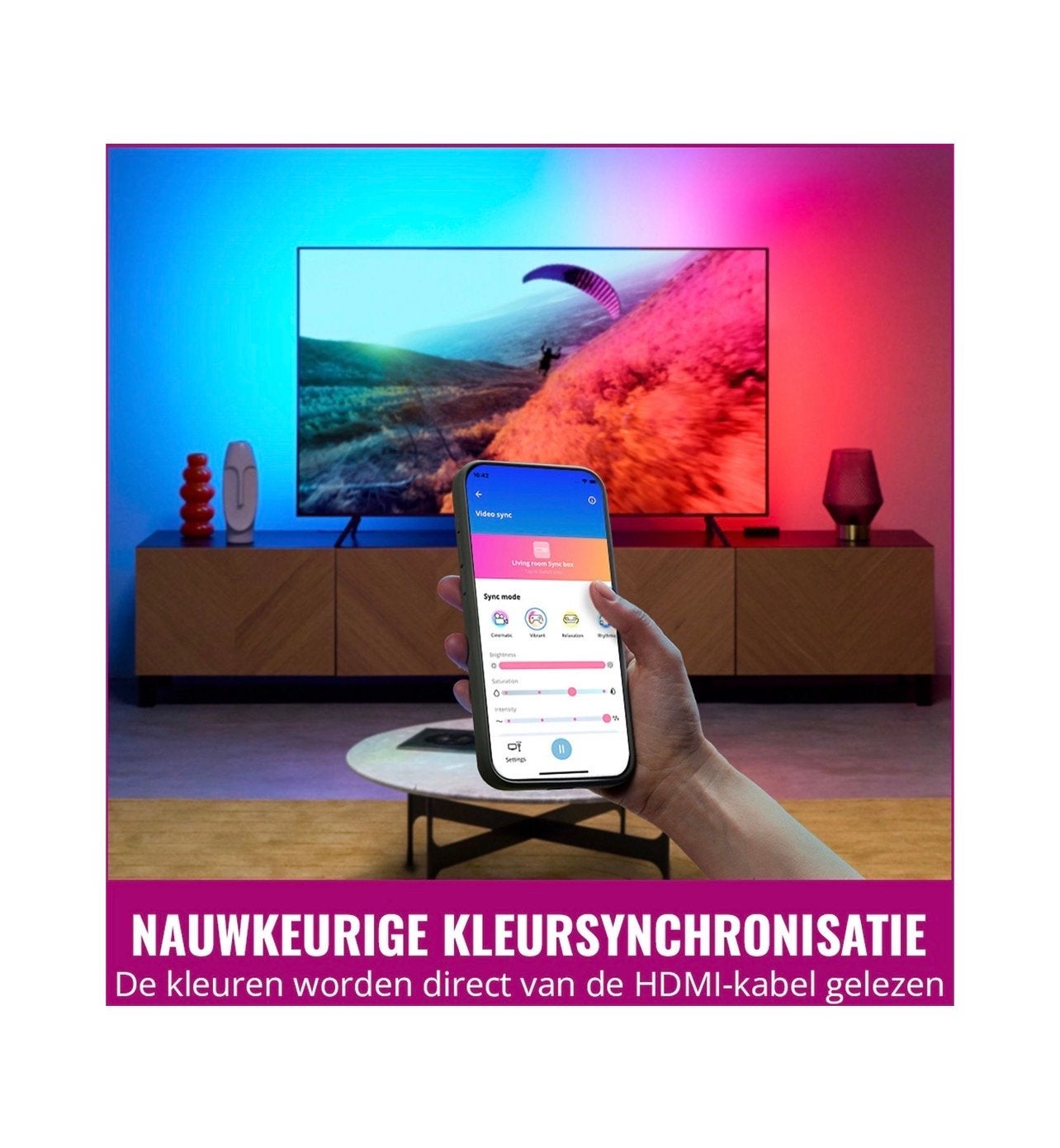Nieuwe WiZ HDMI Sync Box voor 55-65 inch TV's, Ophalen of Verzenden, Nieuw