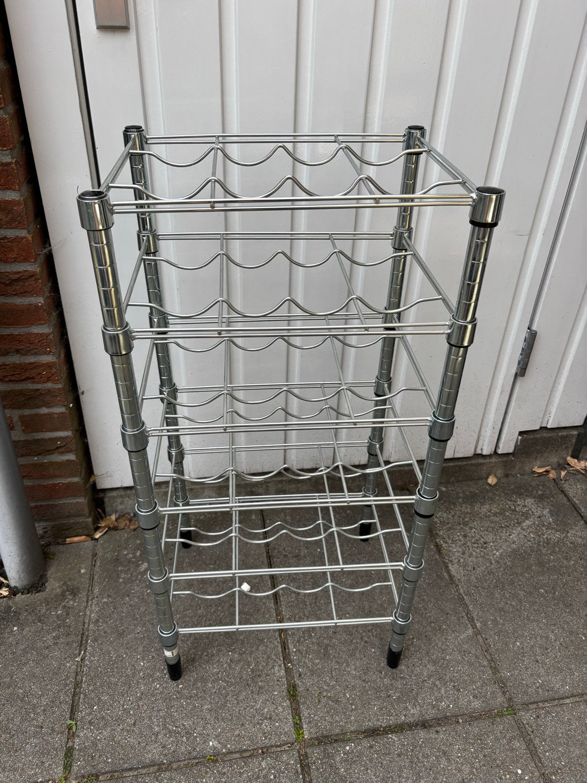 IKEA Wijnrek - Metaal, Ruimte voor 25 flessen of meer, Huis en Inrichting, Woonaccessoires | Wijnrekken, Ophalen, Gebruikt, 25 flessen of meer
