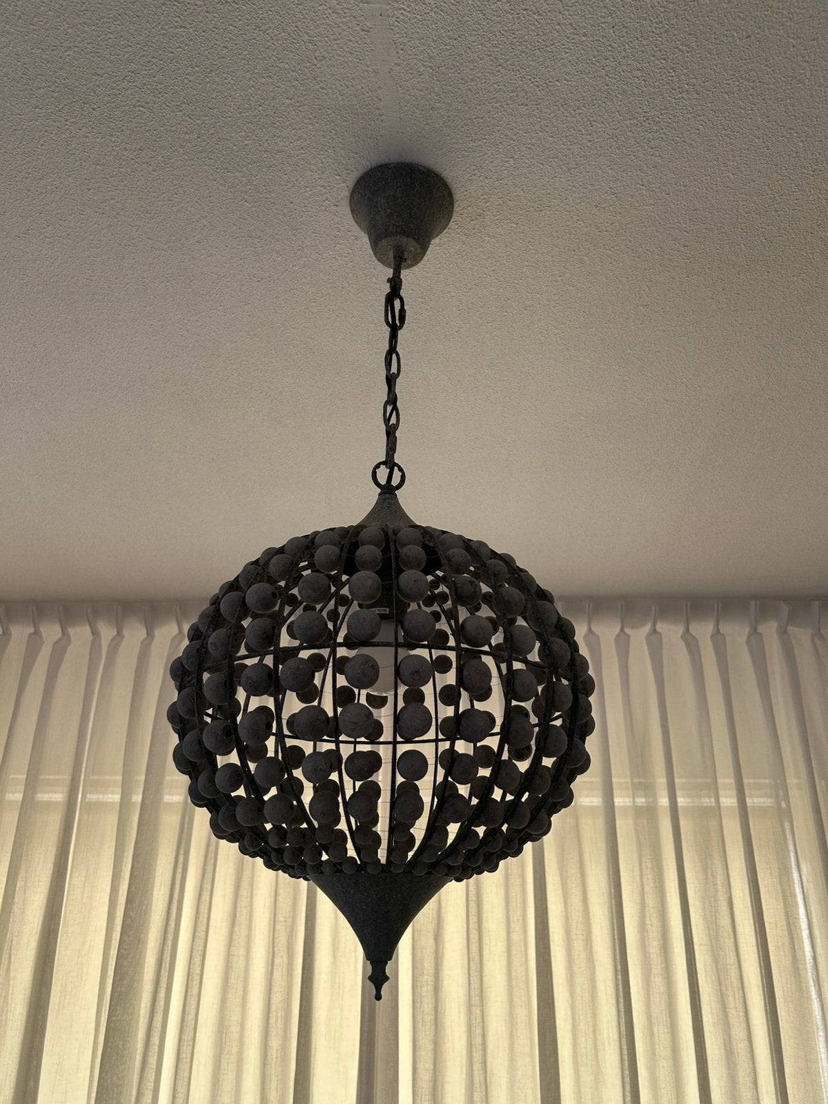 Hanglamp, Ophalen, Zo goed als nieuw, Metaal, E27 (groot)