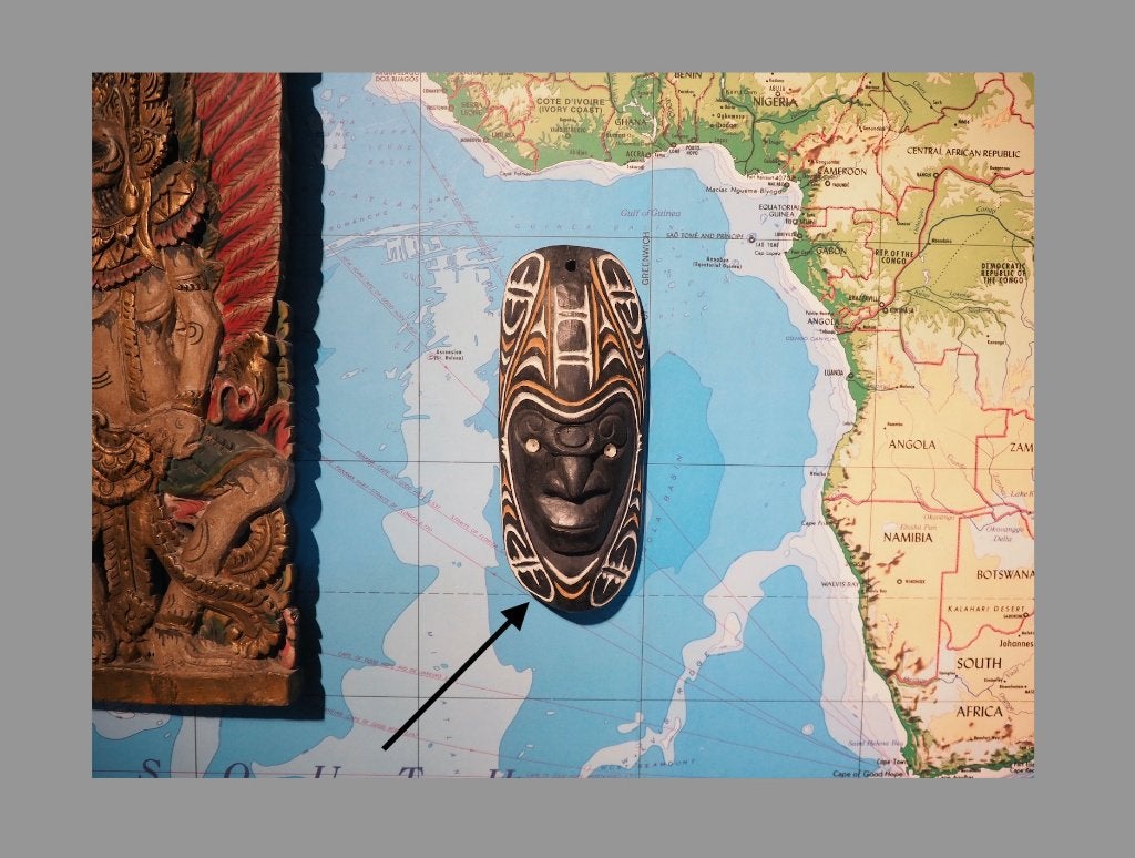 Chambri lake amulet Papua Nieuw-Guinea (170710-01), Ophalen of Verzenden