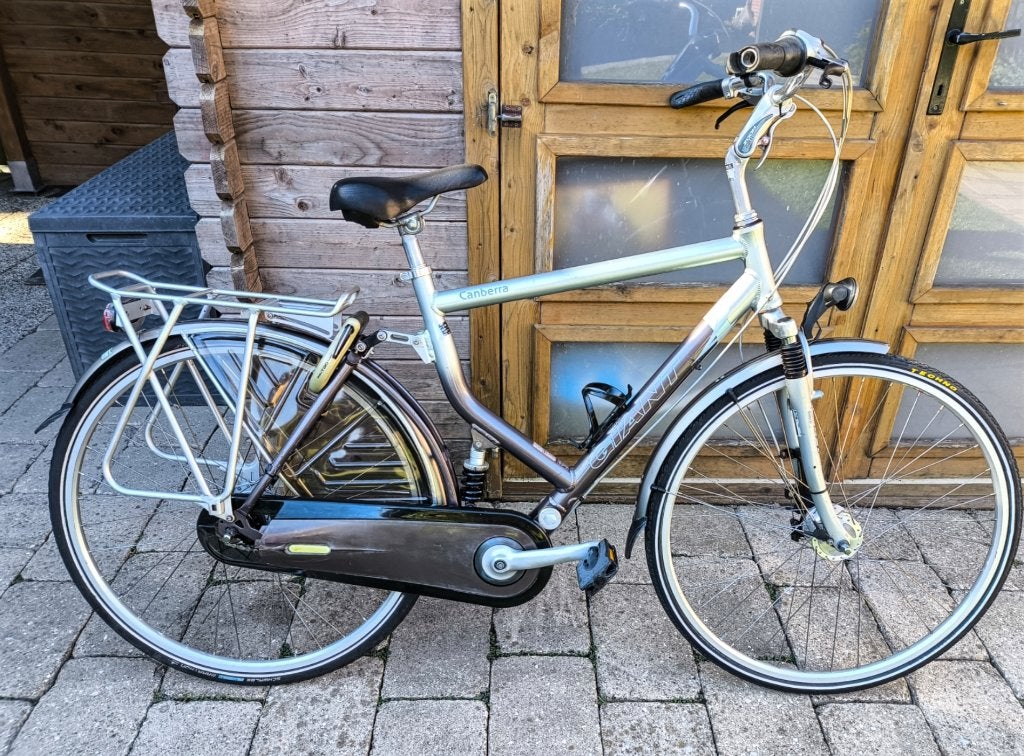 Giant Canberra herenfiets, Alu frame 53cm, 8 versnel., Fietsen en Brommers, Ophalen, Gebruikt, Versnellingen, Giant