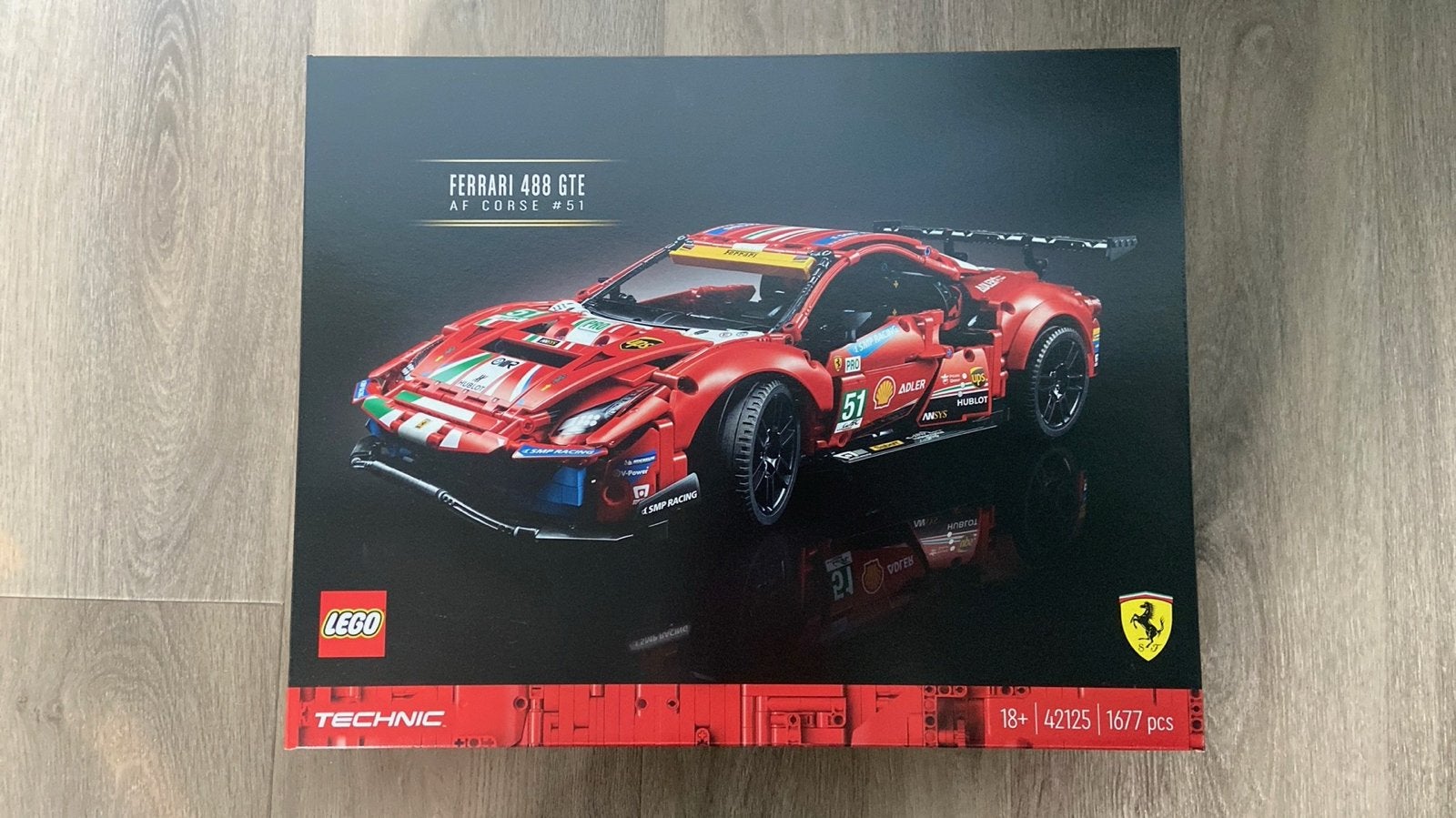 LEGO Technic 42125 Ferrari 488 GTE AF Corse #51 - Nieuw, Lego, Nieuw, Ophalen of Verzenden, Technic