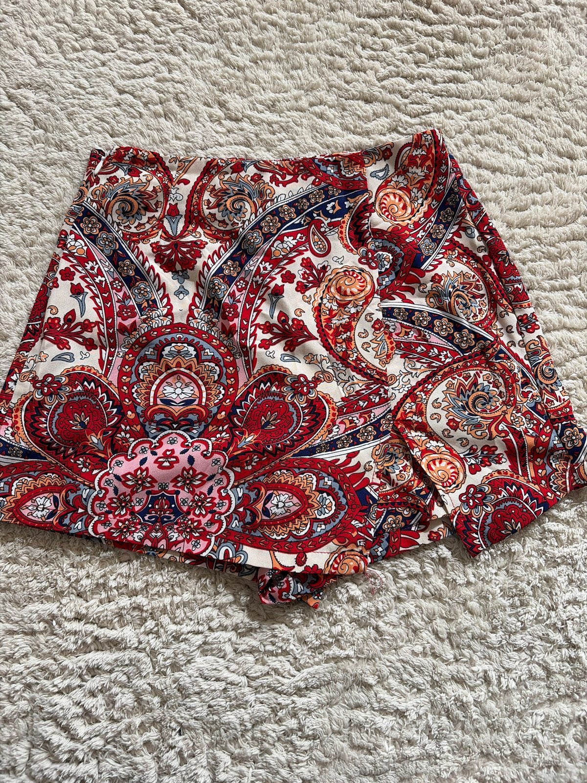Shein Paisley Print Skort - Maat XS, Ophalen of Verzenden, Zo goed als nieuw, Maat 34 (XS) of kleiner, Boven de knie