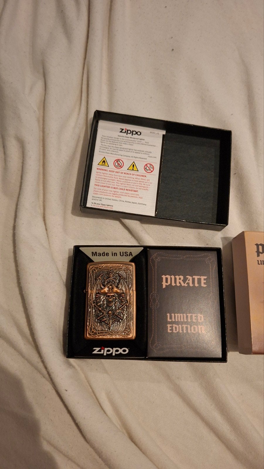 Zippo Pirate Limited Edition - Collectors Item, Ophalen of Verzenden, Nieuw, Aansteker