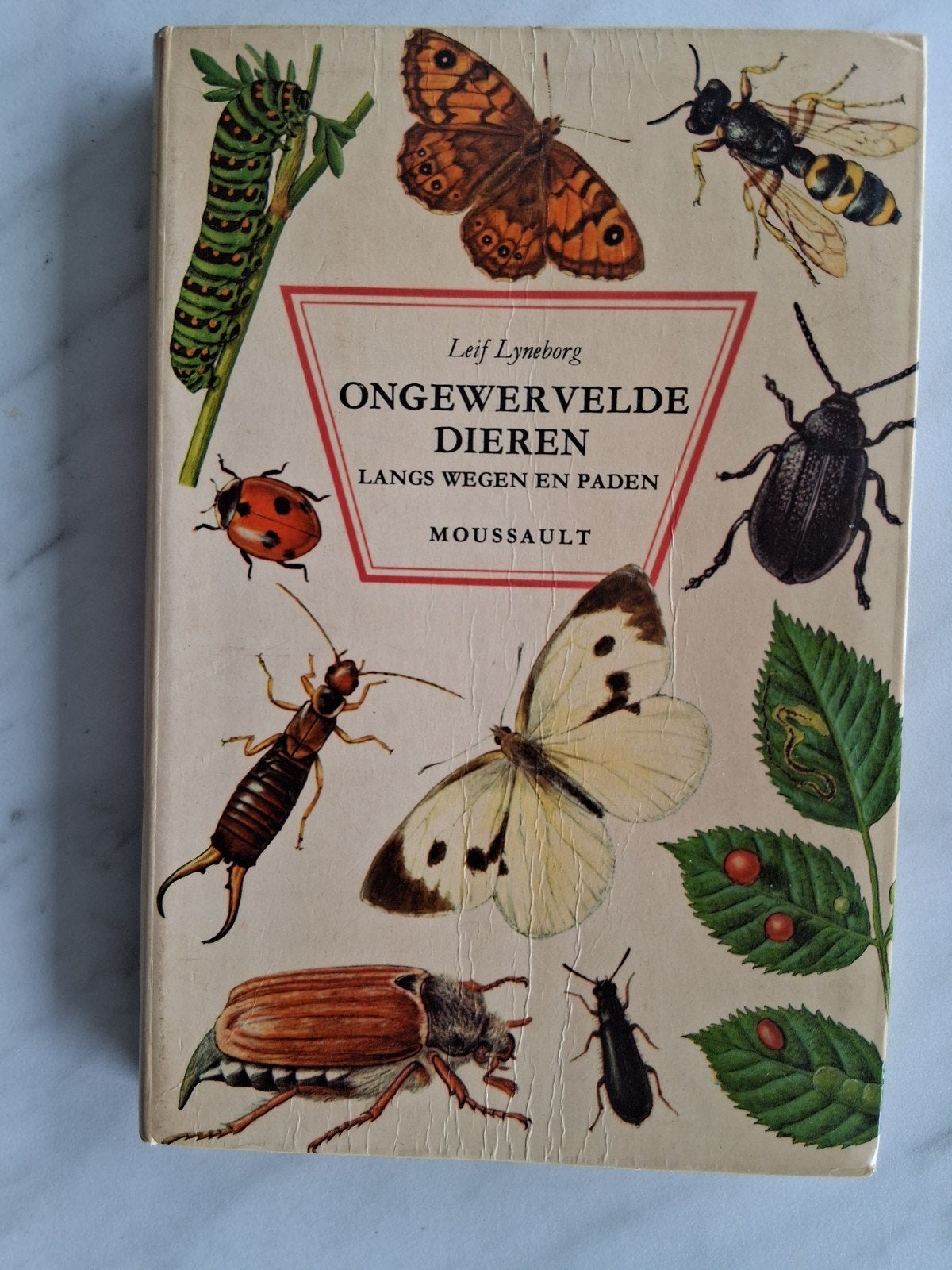 Moussault gids  ONGEWERVELDE DIEREN langs wegen en paden, Boeken, Natuur, Bloemen, Planten en Bomen, Ophalen of Verzenden, Zo goed als nieuw