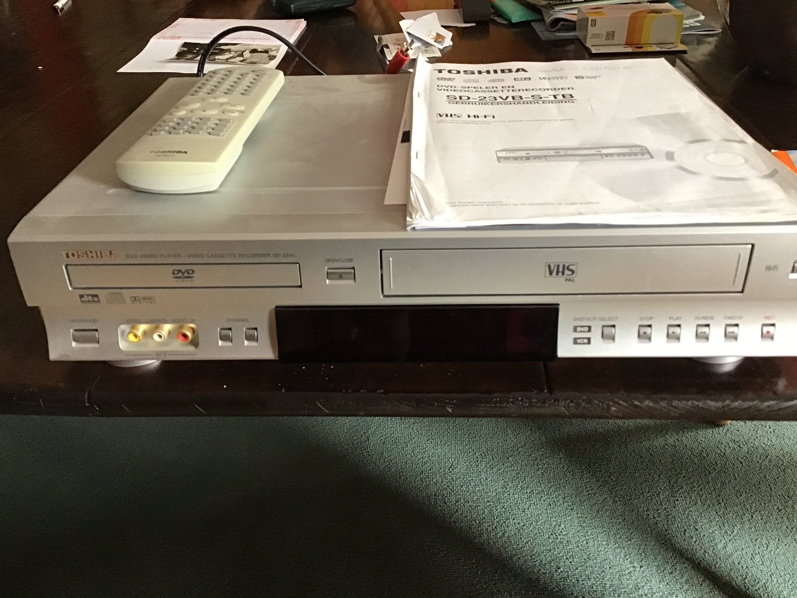 Toshiba SD 23 VL, Ophalen of Verzenden, Gebruikt, Dvd-recorder, Overige merken