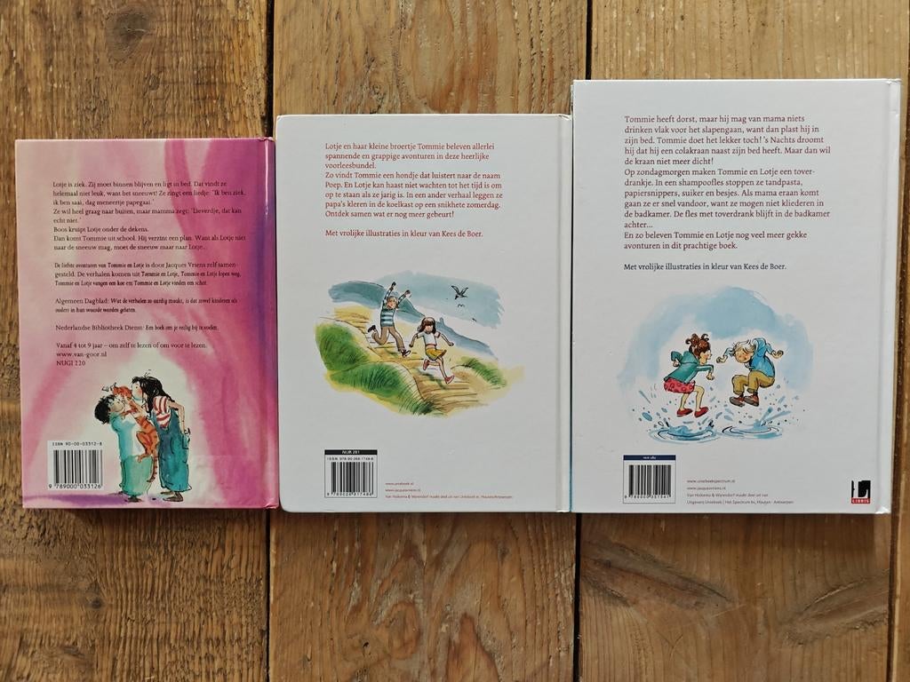 3 Boeken van: Tommie en Lotje., Ophalen of Verzenden, Zo goed als nieuw, Fictie algemeen