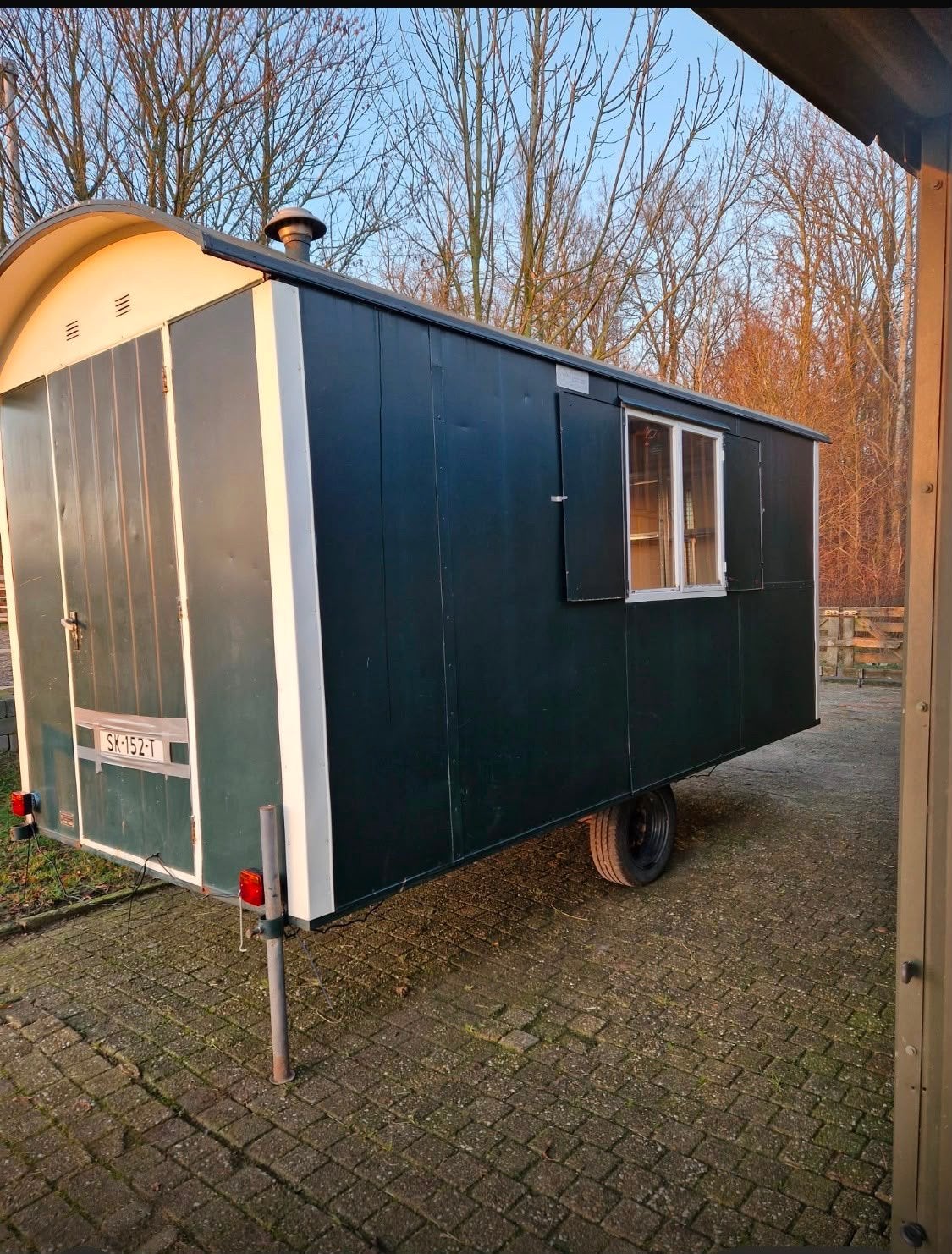 Unieke Pipowagen / Tiny House op wielen, Ophalen, Gebruikt