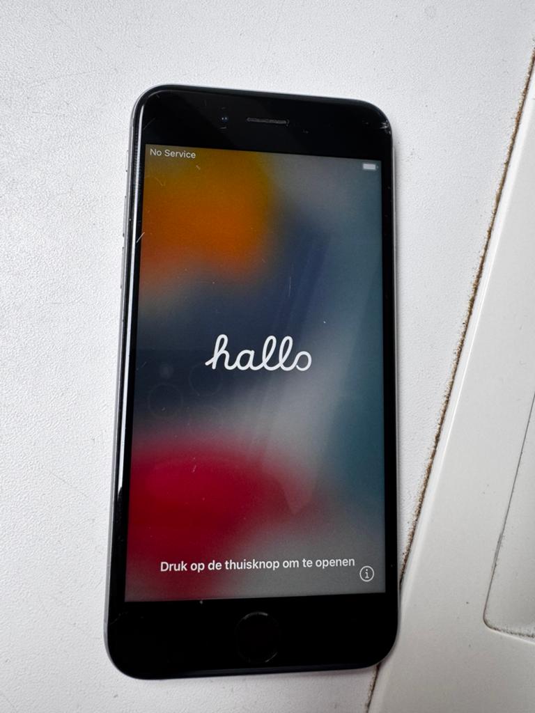Apple iPhone 6s Space Gray, Gebruikt, 16 GB, Ophalen of Verzenden, Zonder simlock