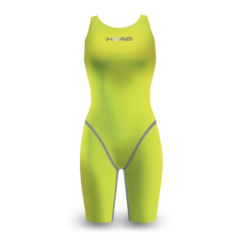 Nieuwe HEAD W Liquidfire Power XT Open Back Kneesuit Yellow, Wuhrkopfweg A-6921 Kennelbach, Oostenrijk, Geel, Nieuw, Badpak