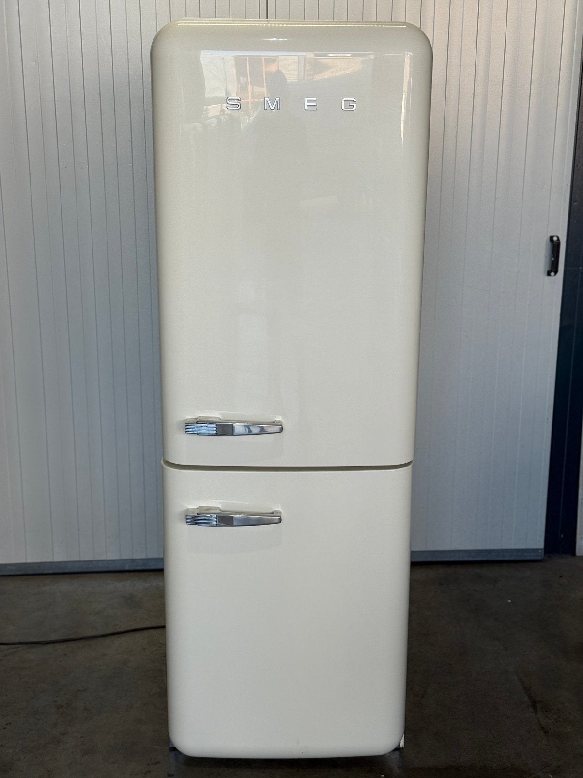 Luxe Smeg crèmekleurig koelkast, Witgoed en Apparatuur, Bella, 200 liter of meer, Zo goed als nieuw, Bella