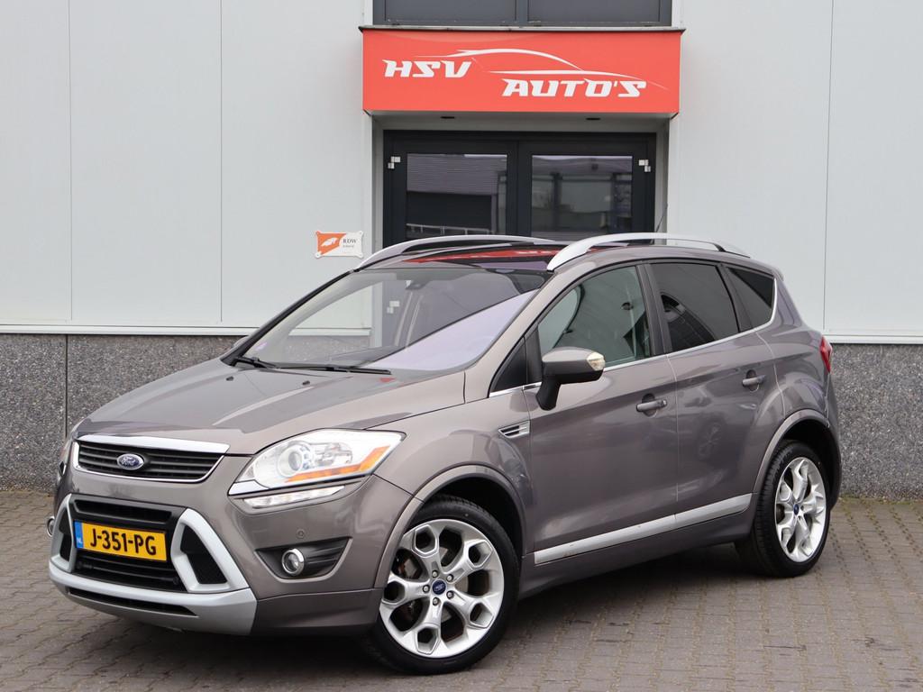 Ford Kuga 2.5 20V Titanium navi LEER automaat trekhaak, Automaat, Euro 5, Gebruikt, 1553 kg