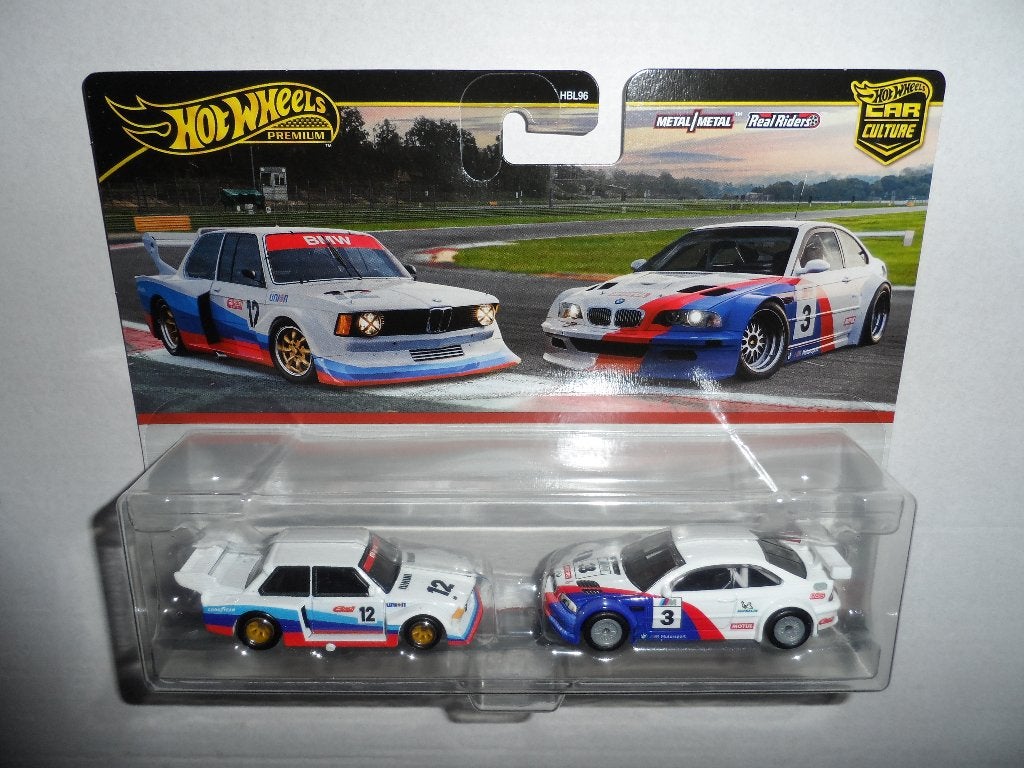 Hot Wheels Premium 2 Pack BMW 320 Group 5 & '01 BMW M3 GTR, Ophalen of Verzenden, Nieuw, Auto