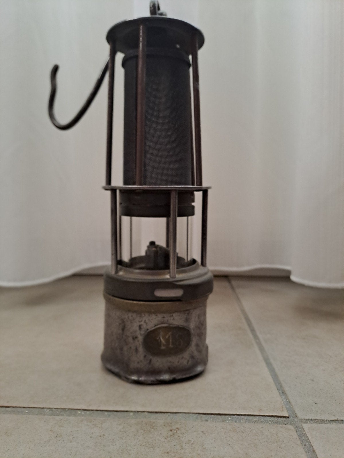 Antieke mijnlamp nr 118 - Wilhelm Seippel Bochum, Ophalen