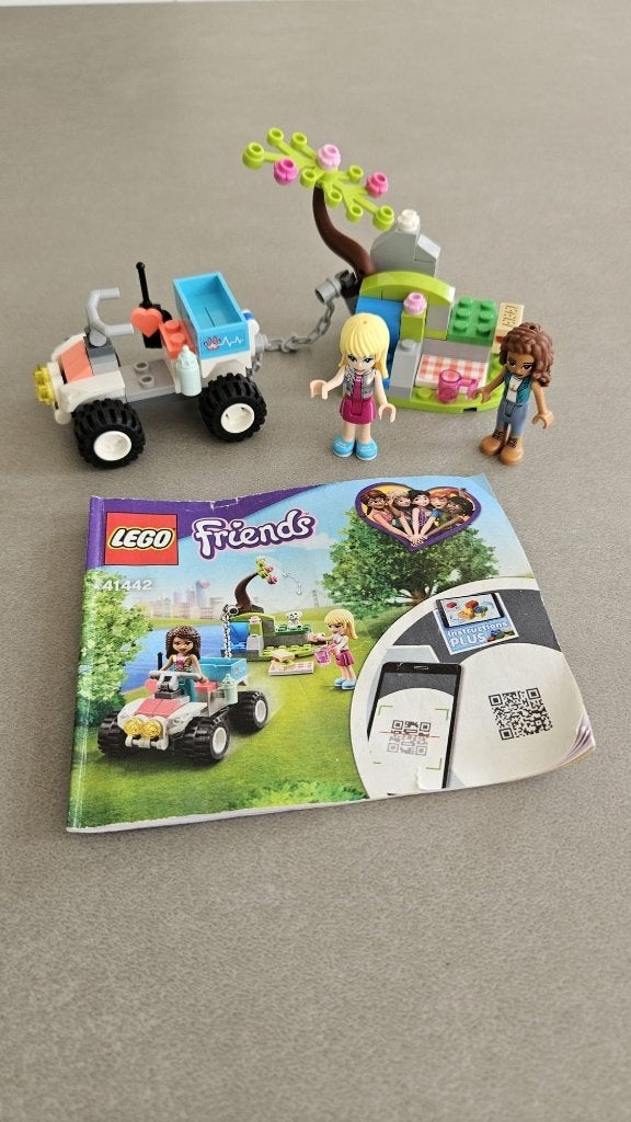 LEGO Friends Dierenkliniek reddingsbuggy 41442, Lego, Friends, Zo goed als nieuw, Complete set