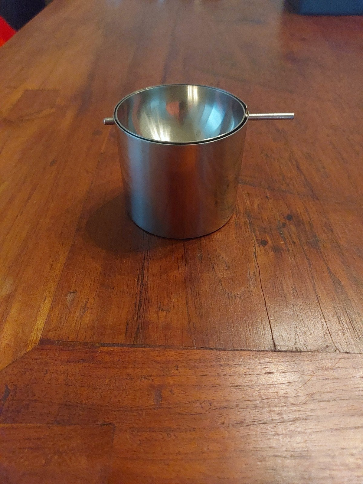 Stelton kleine tuimelasbak, Gebruikt, Ophalen of Verzenden, Metaal, Scandinavisch