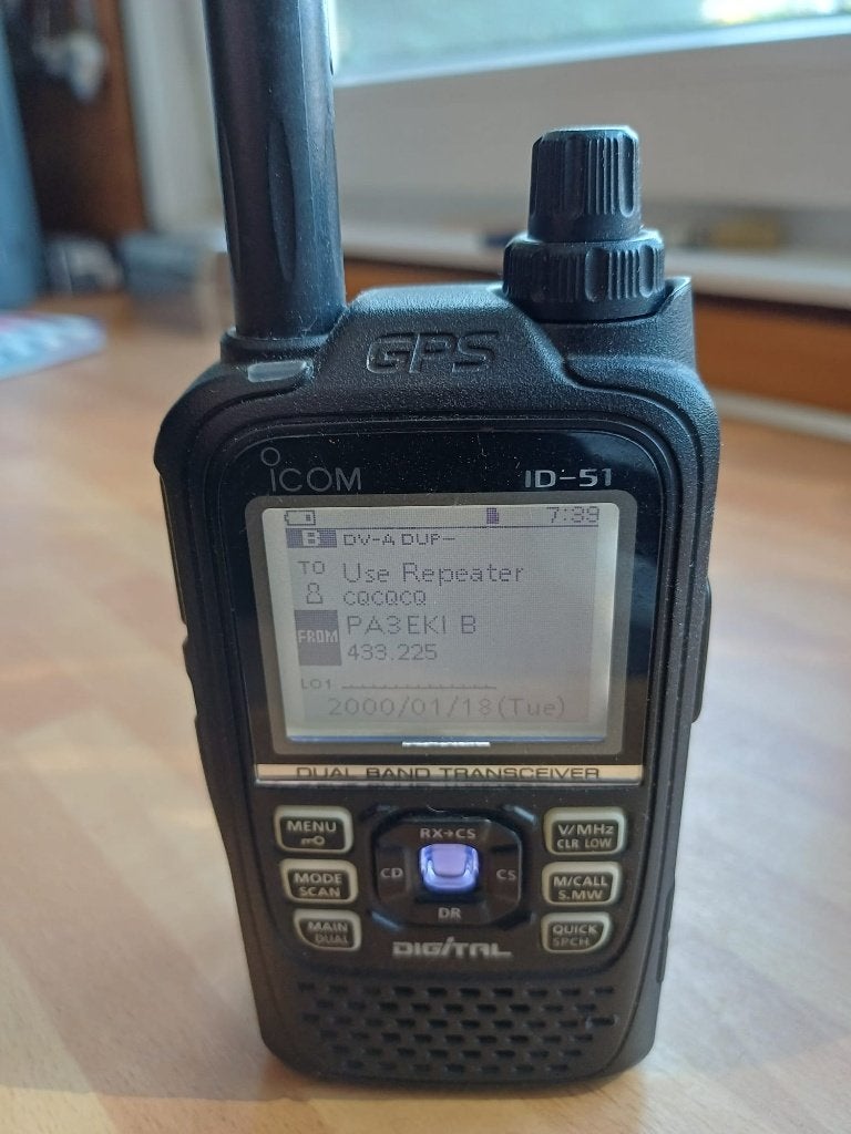 Icom ID-51, Telecommunicatie, Ophalen of Verzenden, Gebruikt, Zender en Ontvanger