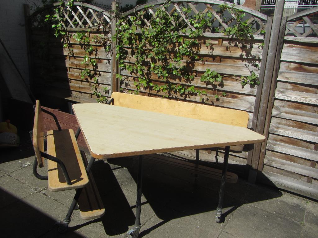 Hoektaffel met bank, Ophalen, Gebruikt, Tafel(s) en Stoel(en)