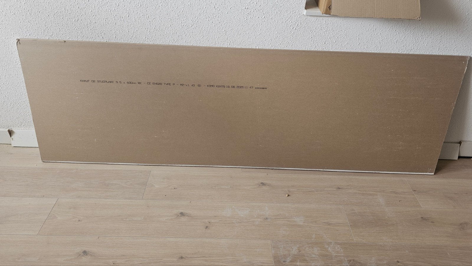 2x Knauf Stucplaat 9.5mm 200x60cm, Ophalen, Nieuw
