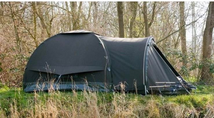 Karsten tent 240x240 cm aqua trakker, Watersport en Boten, Hengelsport | Karpervissen, Ophalen of Verzenden, Zo goed als nieuw