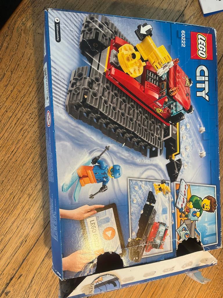 Lego City 60222 Sneeuwruimer - Compleet met doos, Lego, Ophalen of Verzenden, Compleet, Complete set