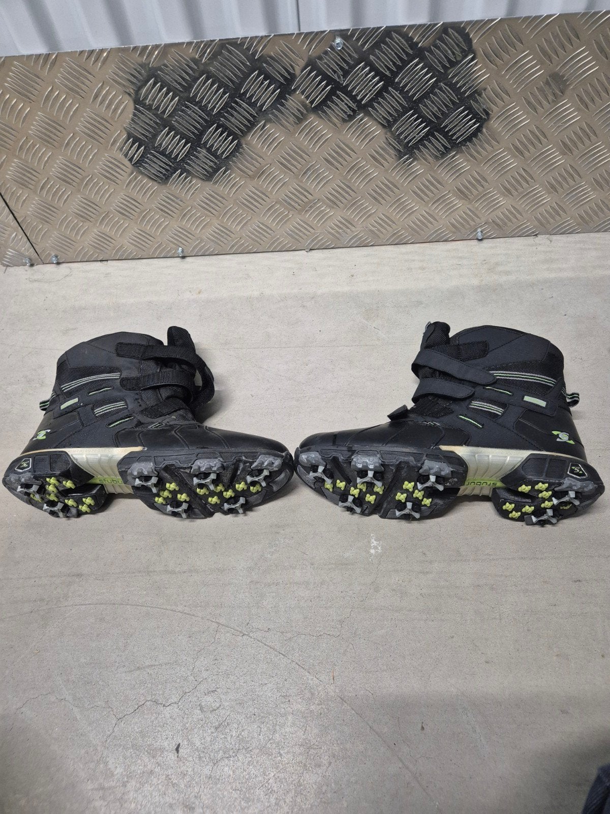 Zwarte snowboots / winterlaarzen met klittenbandsluiting, Overige typen, Onbekend, Onbekend, Overige maten