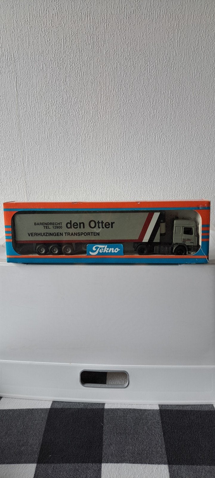 Tekno vrachtwagen 'den Otter' - Schaal 1:50, Ophalen of Verzenden, Zo goed als nieuw, Bus of Vrachtwagen, Tekno