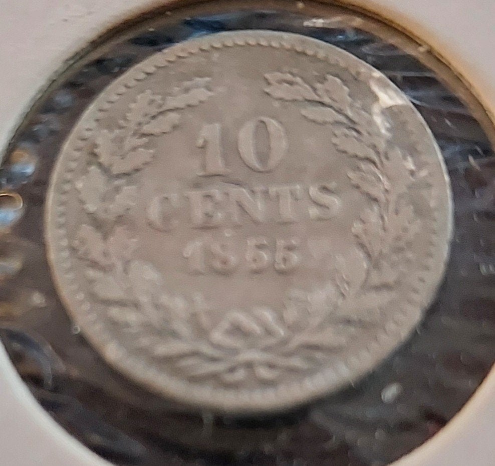 Willem III - 10 cent, Ophalen of Verzenden, Koning Willem III, 10 cent, Zilver