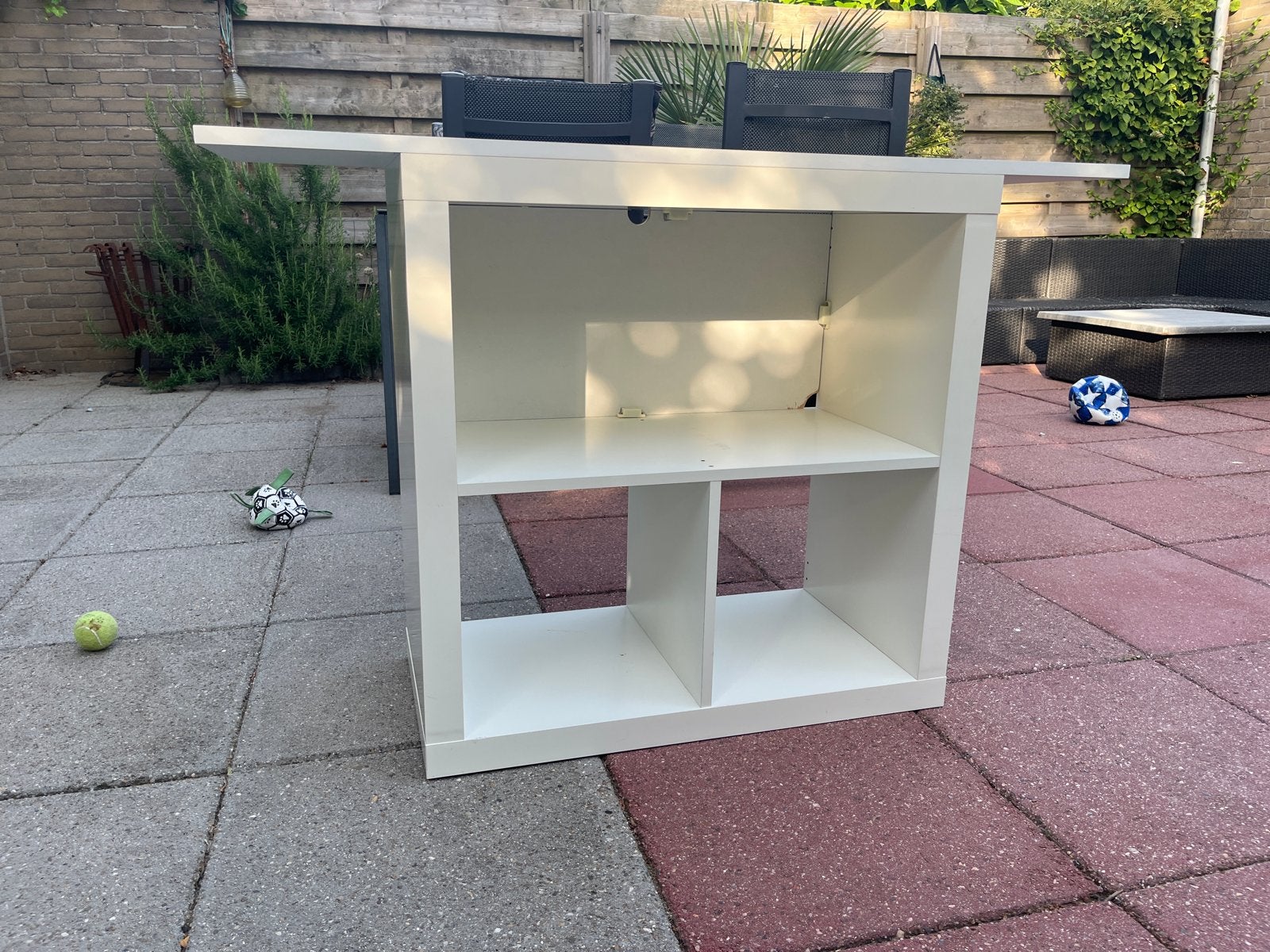 IKEA meubel wit - 80x80x40 cm met lichte gebruikerssporen, Ophalen, Gebruikt