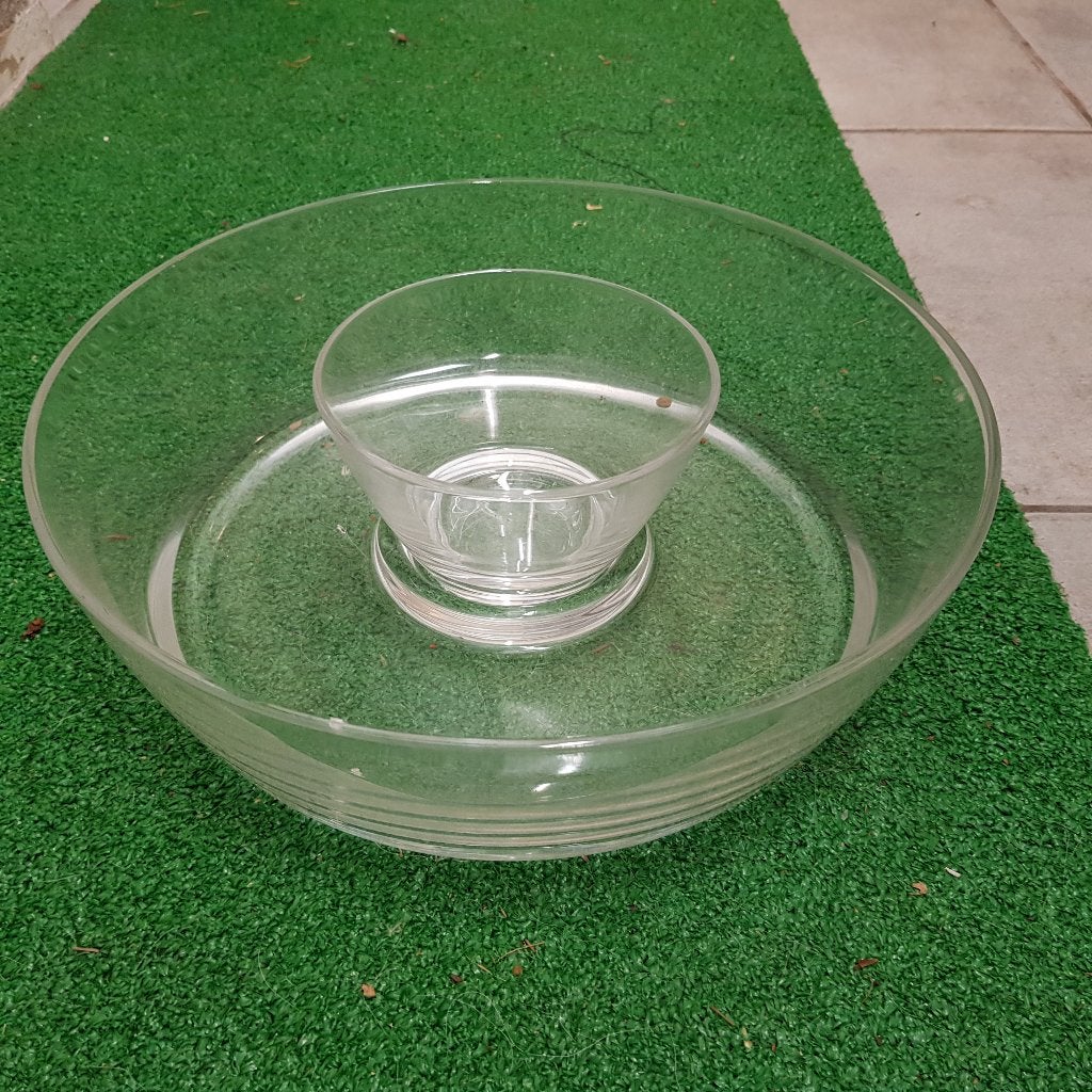 Serveerschaal, Nieuw, Ophalen of Verzenden, Overige stijlen, Glas
