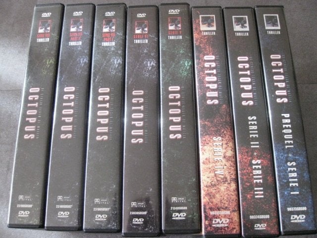 OCTOPUS - LA PIOVRA COMPLETE SERIES 1 T/M 8 + PREQUEL, Vanaf 12 jaar, Ophalen, Zo goed als nieuw, Detective en Krimi