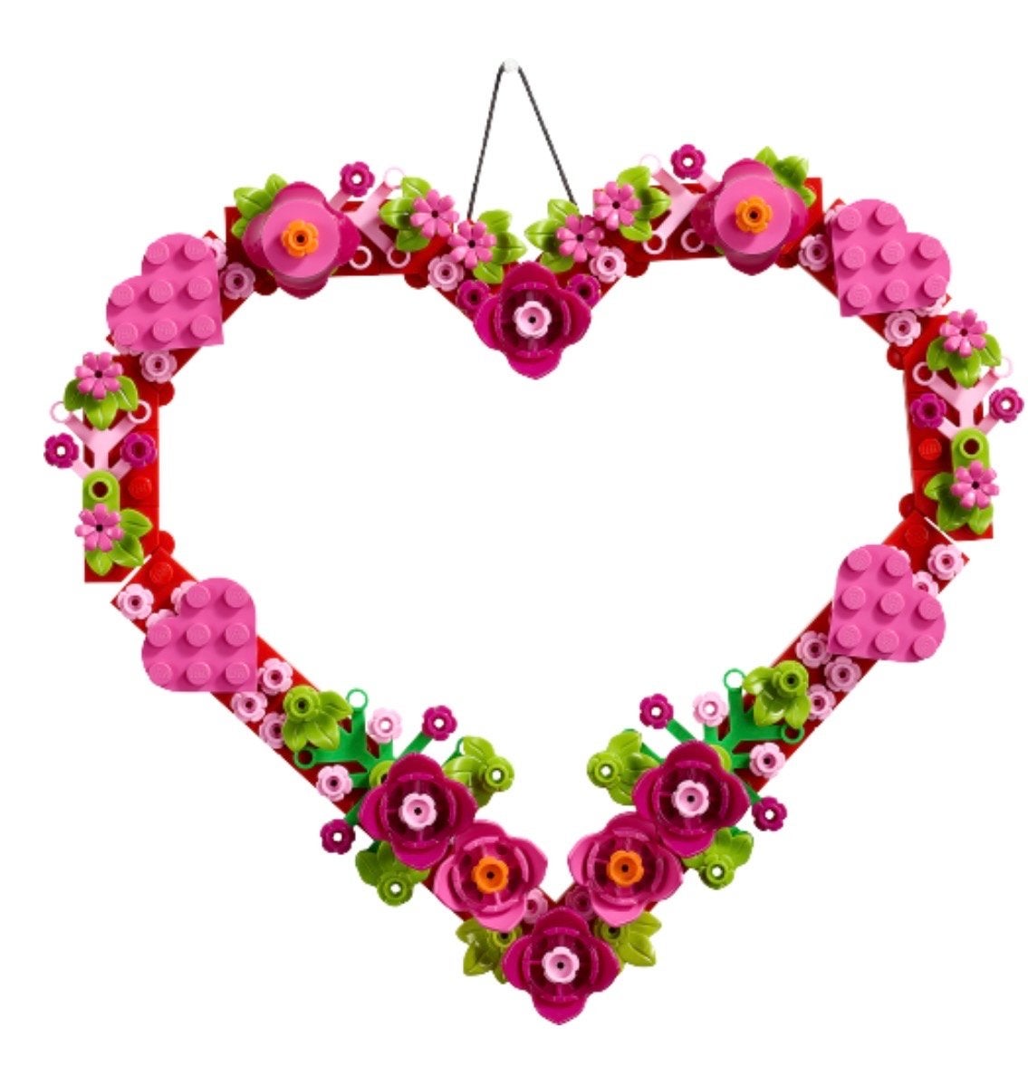 LEGO Hart met Bloemen - Decoratieve Bouwset, Ophalen, Zo goed als nieuw
