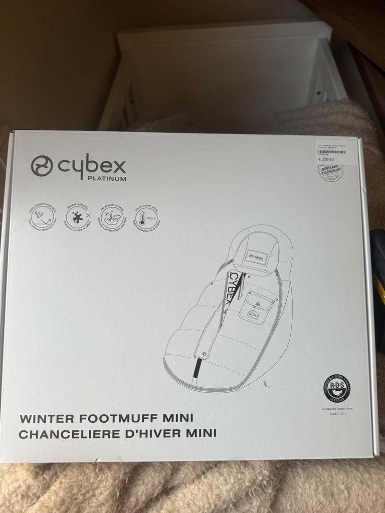Cybex Platinum Winter Voetenzak Mini - Nieuw in doos, Ophalen of Verzenden, Nieuw, Overige merken
