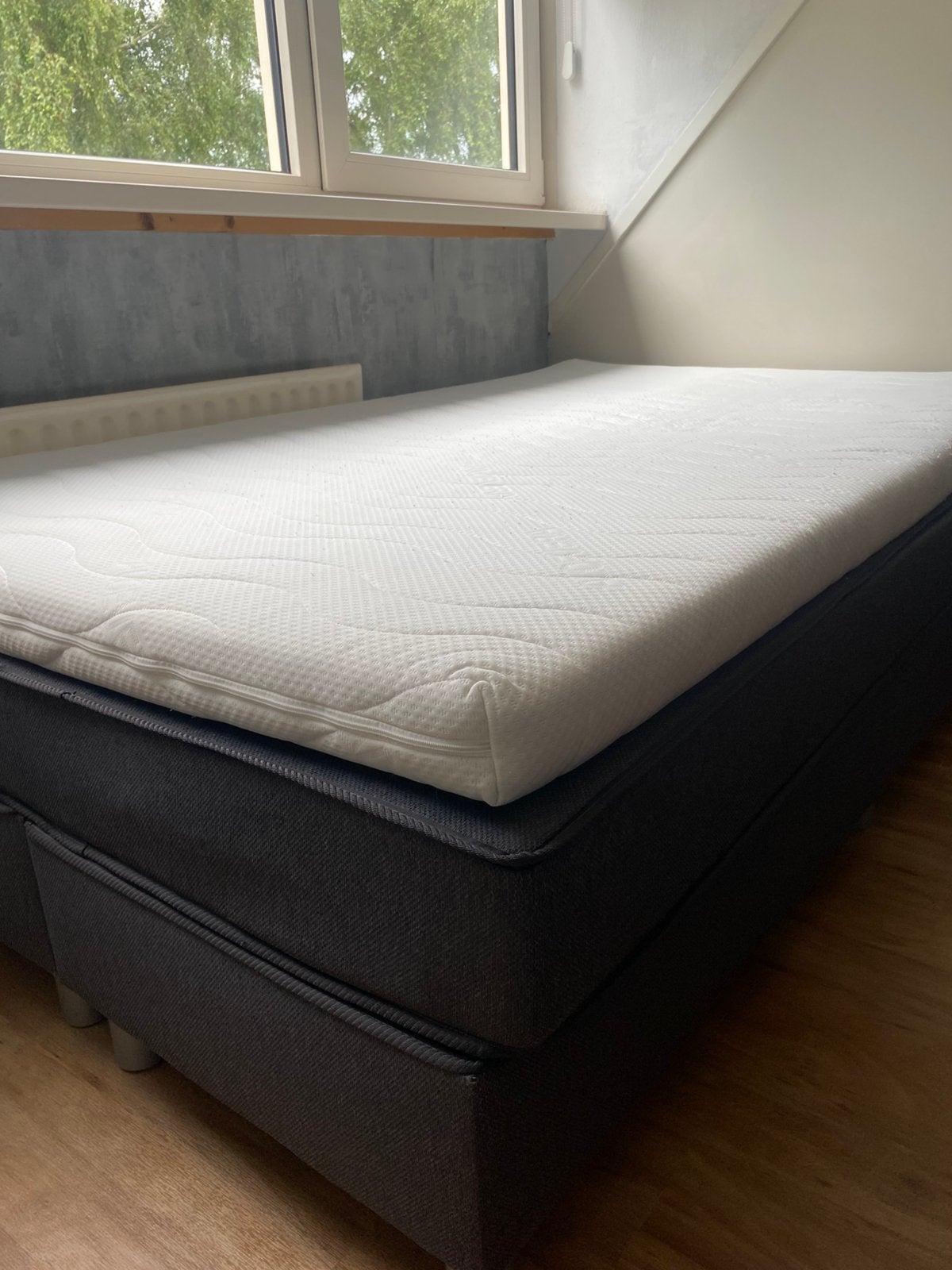 Altea Boxspring plus Topper 120 / 200 cm!, Ophalen, Gebruikt, Twijfelaar, 120 cm