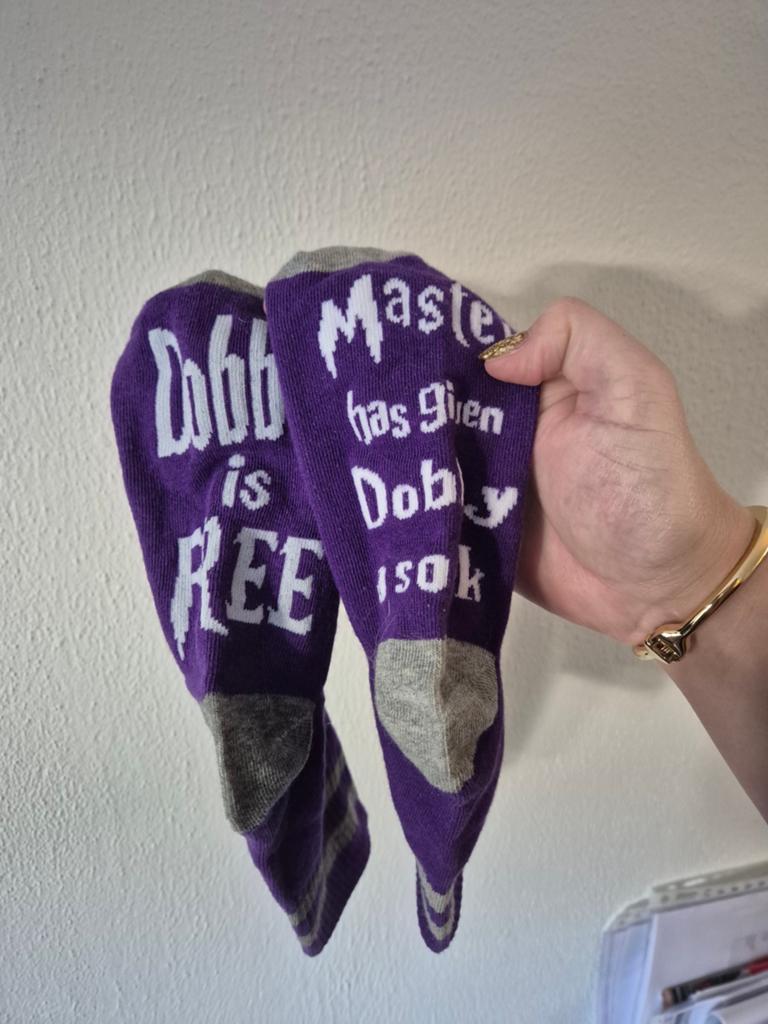 Dobby sokken socks harry potter one size 39/42, Ophalen of Verzenden, Nieuw