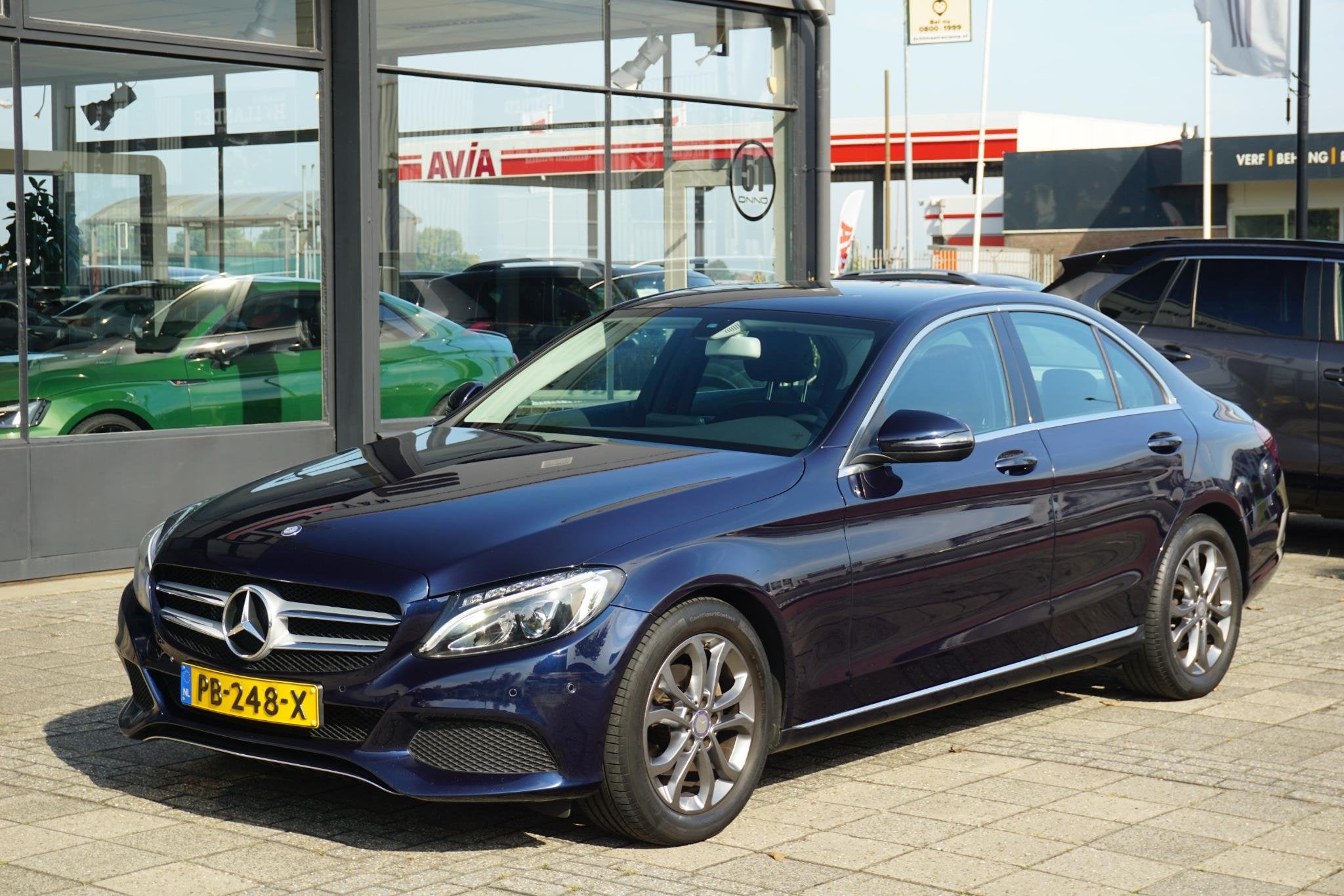 Mercedes-Benz C-klasse 180 Business Solution, Auto diversen, Automaat, Blauw, Sedan, Mercedes-Benz Nederland B.V.