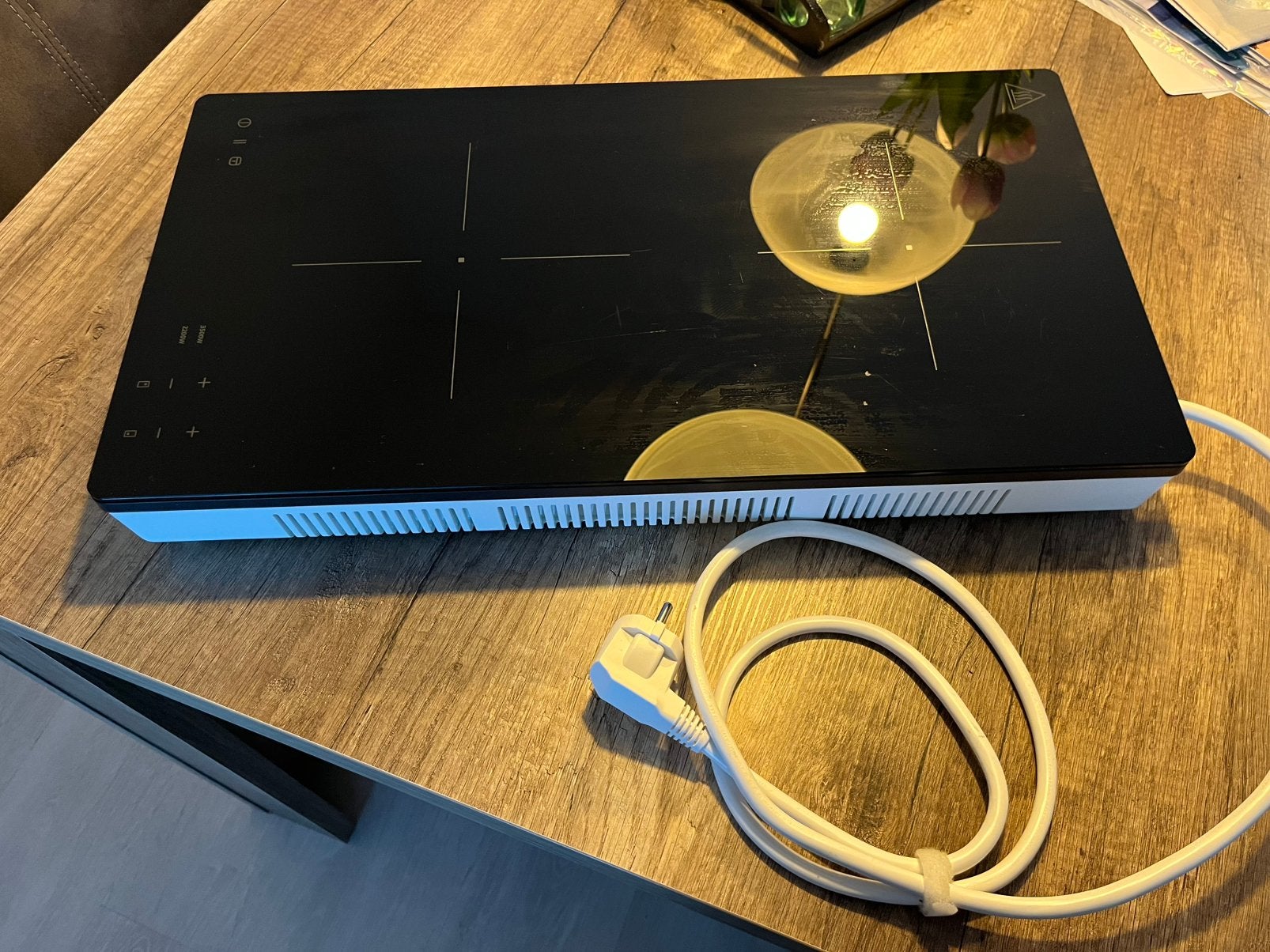 Ikea Tillreda inductie kookplaat 2 pits, Witgoed en Apparatuur, Ophalen, 3 kookzones of minder, Zo goed als nieuw, Inductie