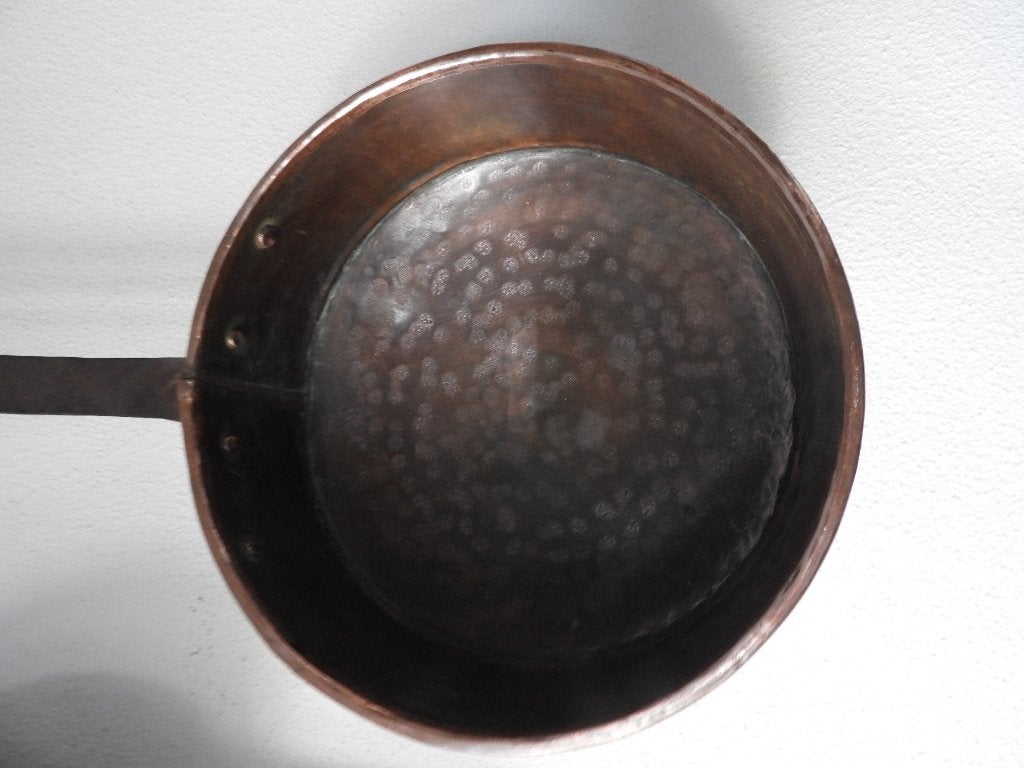 koperen steelpan, Ophalen of Verzenden, Koper