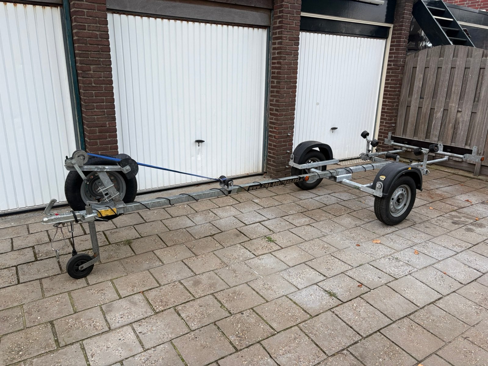 Riba boot trailer aanhanger motorboot rib speedboot 4,30 M., Watersport en Boten, Ophalen, Gebruikt, Overige merken, Trailer
