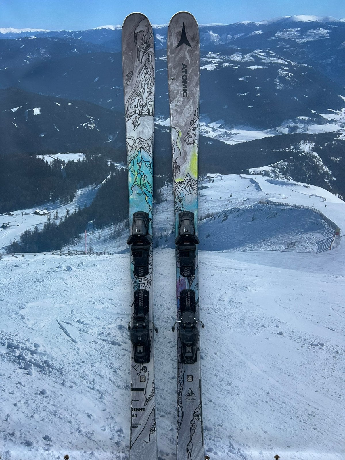 Atomic bent 85, lengtes 175,170,150, Sport en Fitness, Skiën en Langlaufen, 160 tot 180 cm, Ophalen of Verzenden, Atomic, Ski's