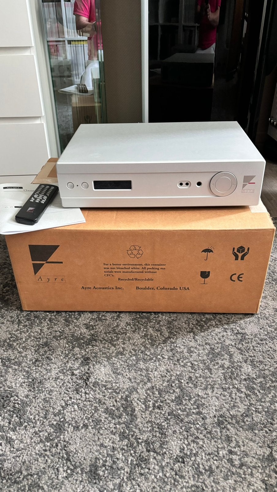 Ayre QX-8 Digital Hub (usb dac), Ophalen, Zo goed als nieuw