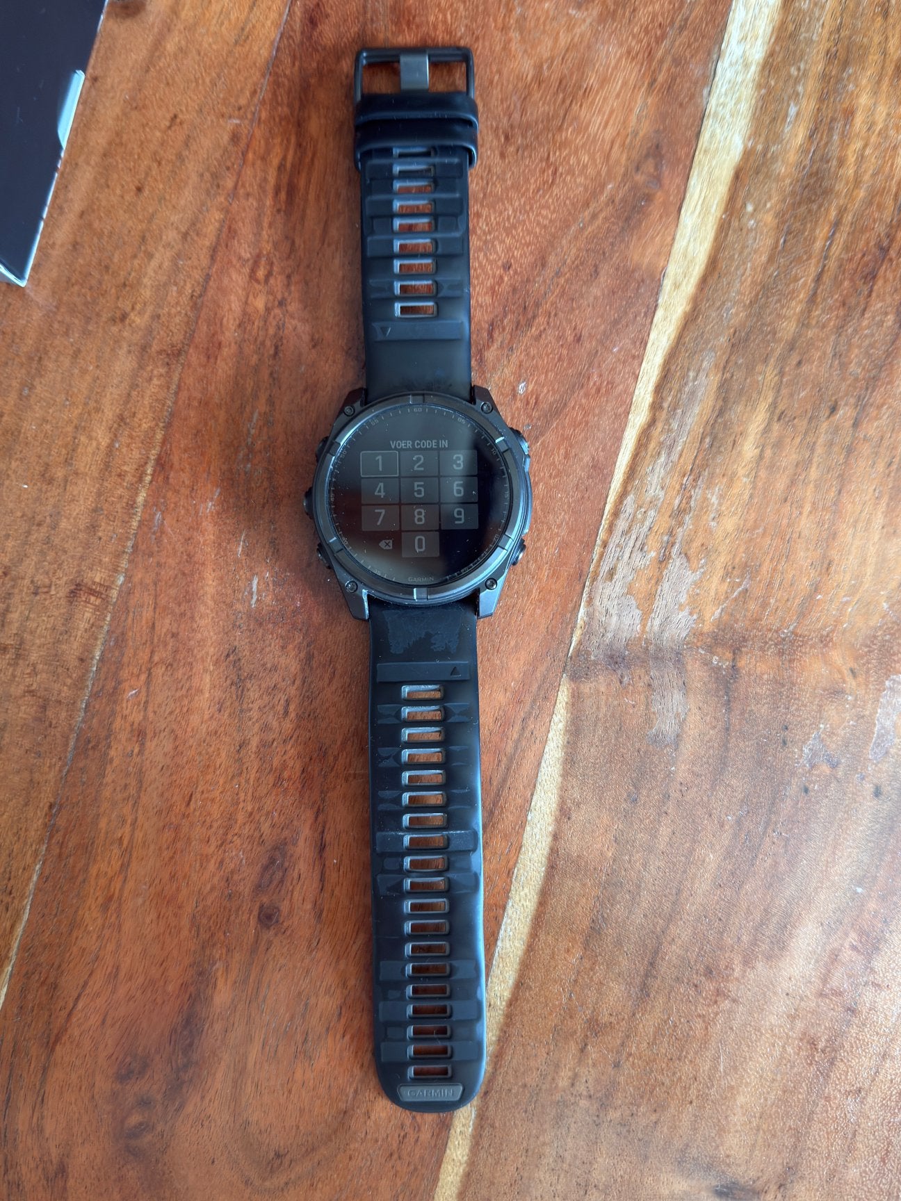 Garmin fenix 8 51 mm solar, Ophalen, Zo goed als nieuw, Zwart, Android